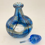 Blue Supermoon Oval Scent Bottle