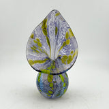 Purple, White and Green Arum Bud Vase ii