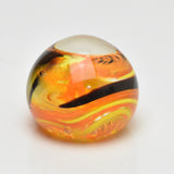 Orange, Yellow and Brown "Demo" Paperweight xiii