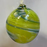 Pair of green shades Christmas Baubles iii