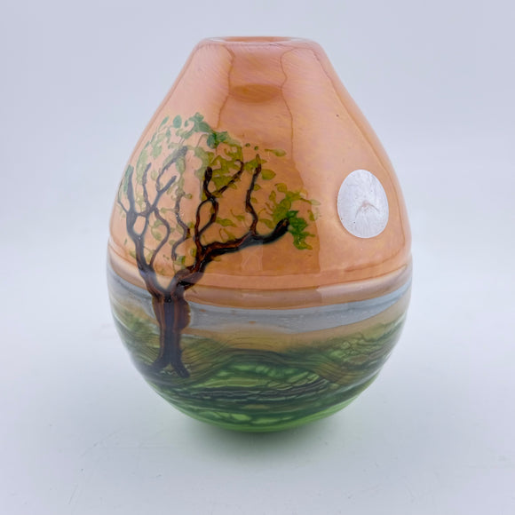 Rosy Supermoon Egg Shaped Vase