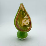 Green and Red Arum Bud Vase