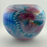 Pink, Blue, Amber and White Journey Rosebowl