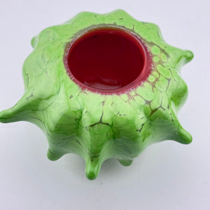 Green and Red Sweet Chestnut Bowl I