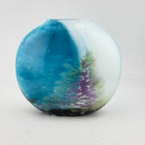 “A Friendly Door" Oval Vase