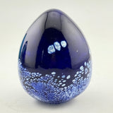 Blue and Speckled Easter Egg Paperweight