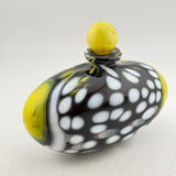 Clown Trigger Fish Black and Yellow Oval Scent Bottle