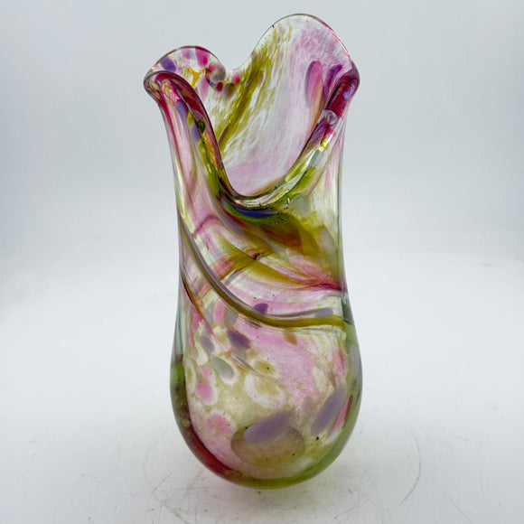 Pink and Green Freeform  