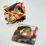 Pair of Cinnabar Moth Coasters