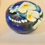 Blue, Turquoise and Amber “Journey”  Paperweight