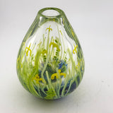 “Flag Iris” Heavy Bottomed Vase