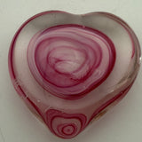 Pink and White Angelwing Heart Paperweight xxiii