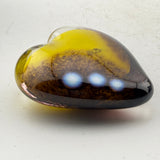 Clown Trigger Fish Black and Yellow  Heart