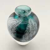 Teal “Demoiselle” Flask