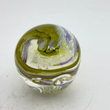 Dusky Green, Lilac and White “demo” Paperweight xiv