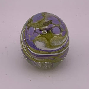 Green and Lilac Paperweight