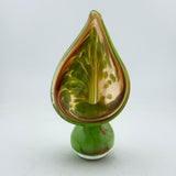 Green and Red Arum Bud Vase