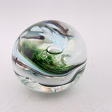 Pale Blue, Jade and White “demo” Paperweight xxv