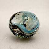 Pale Blue, Brown and White “demo” Paperweight xii