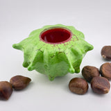 Green and Red Sweet Chestnut Bowl I