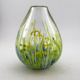 “Flag Iris” Heavy Bottomed Vase