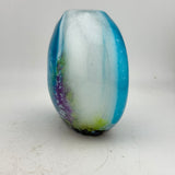 “A Friendly Door" Oval Vase