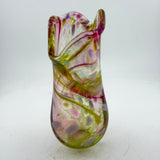 Pink and Green Freeform  "Demo" Vase xxxv
