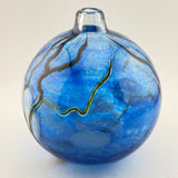 Blue Supermoon Round Bud Vase