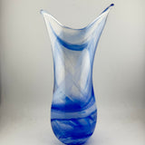 Blue & White Freeform  "Demo" Vase iii