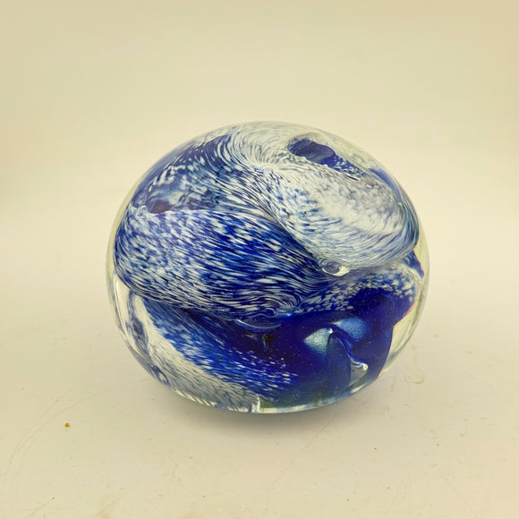 Blue and White “demo” Paperweight xiii