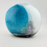 “A Friendly Door" Oval Vase