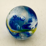 Blues, Yellow and Whites “demo” Paperweight xviii