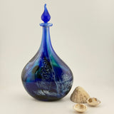 “Abyss” Oval Stoppered Flask