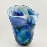 “Abyss” Freeform Open Oval Vase