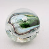 Pale Blue, Jade and White “demo” Paperweight xxv