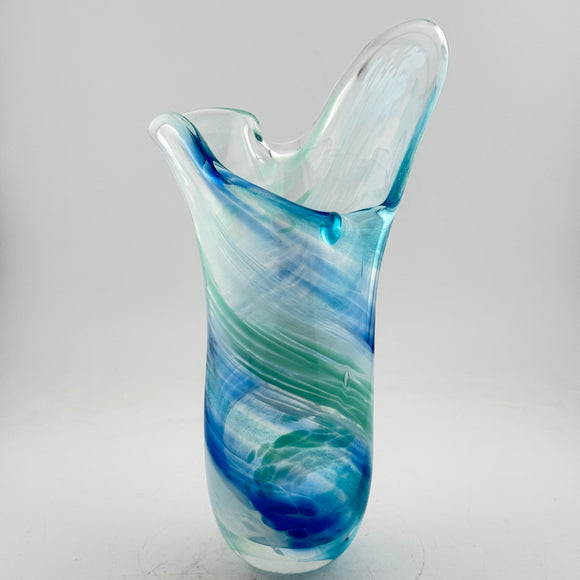 Blue, Jade and Turquoise Freeform  