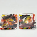 Pair of Cinnabar Moth Coasters