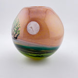 Rosy Supermoon round Vase