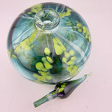 Trailing Leaves Round Flask with Wizard Stopper