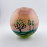 Rosy Supermoon round Vase