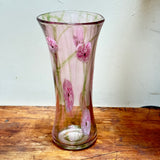 Pink Floral Tall Vase (slight second)