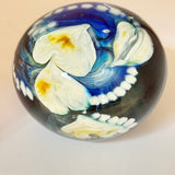 Blue, Turquoise and Amber “Journey”  Paperweight