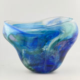 “Abyss” Freeform Open Oval Vase
