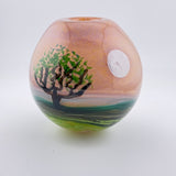 Rosy Supermoon round Vase