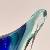 Tall Turquoise, Pink and Blue "Fishtail" Vase (second)
