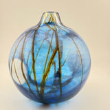 Blue Supermoon Round Vase