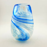 Pale Blue, Blue & Turquoise  "Demo" Vase xxxiii