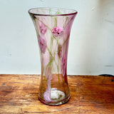 Pink Floral Tall Vase (slight second)