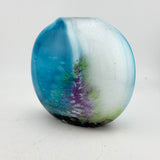 “A Friendly Door" Oval Vase