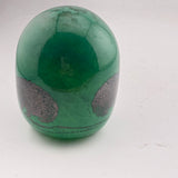 Hedgehog Paperweight in Jade